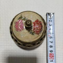 ヴィンテージ　花柄　香炉　お香　ディスプレイ　アジアン雑貨　の画像