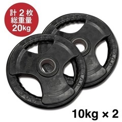 Φ 50mm ラバープレート 10kg 2枚 計20kg SET