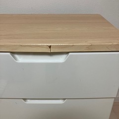 ウッドトップチェストの画像