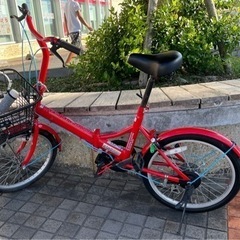 【引越処分】美品　折りたたみ自転車　6段変速　4000えんの画像
