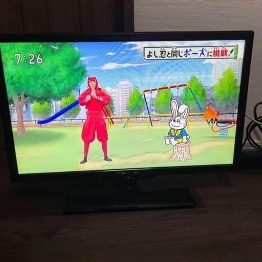 19インチテレビDVDプレイヤー付き