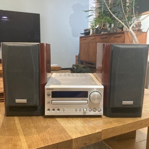 値下げ！ONKYOスピーカー　CDデッキ
