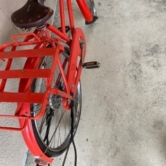 レトロ　郵便局自転車の画像
