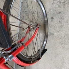 レトロ　郵便局自転車の画像