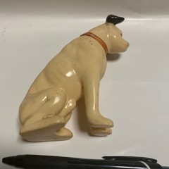 昭和レトロ、日本ビクター、ビクター犬、ソフビ人形、ニッパー君の画像