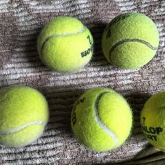 中古　テニスボール　５個の画像