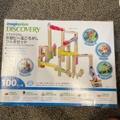 木製ビー玉ころがしつみきセット1006ピースの画像