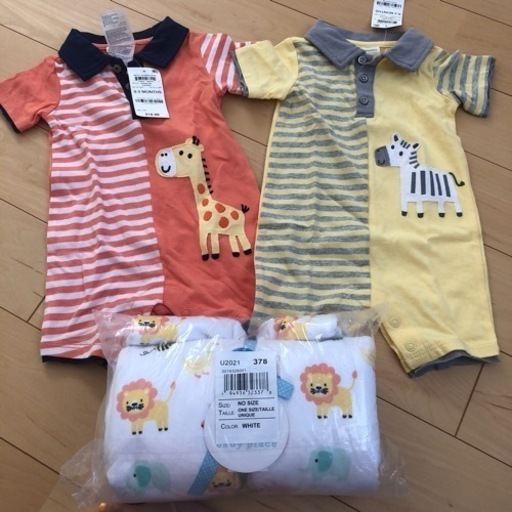 新品　ロンパース　0-3m (60サイズ)