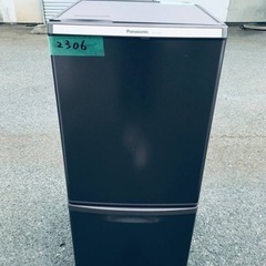 ①2306番 Panasonic✨ノンフロン冷凍冷蔵庫✨NR-B148W-T‼️