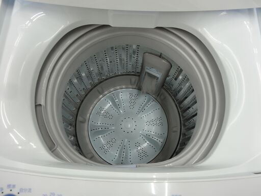 西岡店 全自動洗濯機 5.5kg 2018年製 ハイアール JW-C55CK ホワイト×ブルー