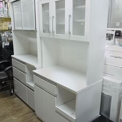 NITORI　ニトリ　キッチンボード　RESUME　レジューム 90TG-H-WH　レンジボード　　食器棚　ダイニングボード　食器収納　家電ボード