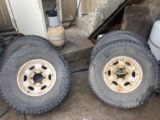 希少ランクル40 60純正鉄チンホイール