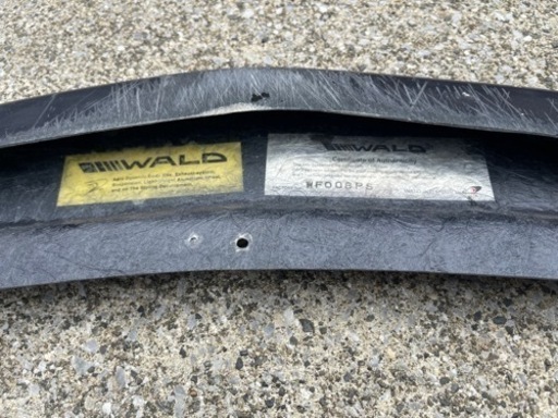 WALD ヴァルド V36 スカイラインセダン　前期　リップ　フロントフリッパー　フロントリップ