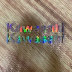 カワサキ ホログラム ステッカー 先払いで発送可能