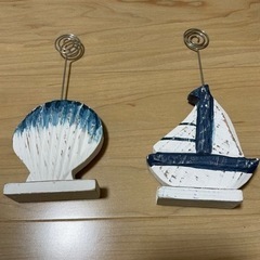 ペーパースタンド　ヨット＆シェルの画像