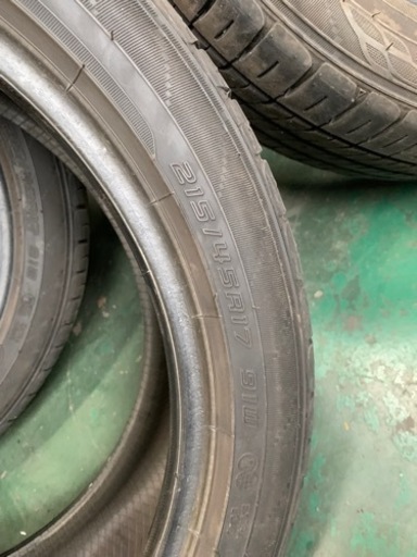 215/45R17 ダンロップ夏タイヤ4本セット