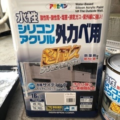 ペンキ　ソフトグレー　ローラー付きの画像