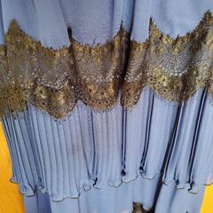 ドレス　青の画像