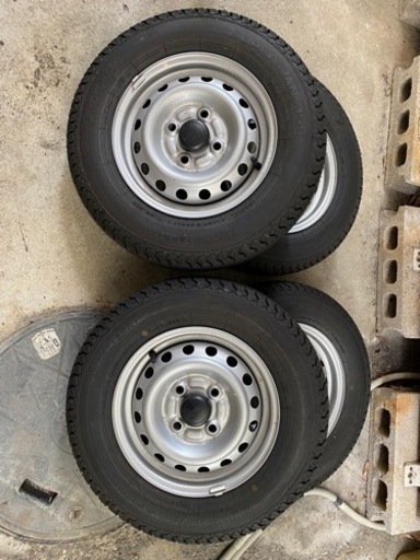 ハイゼットトラック　純正タイヤ　軽トラ汎用