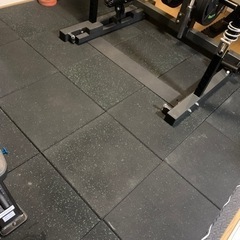 ゴムマット ジムマット ゴムチップ フロアマット トレーニング 15mm 50×50 防音 防振