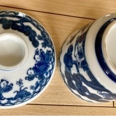 レトロ　茶碗蒸し用食器　蒸し碗の画像