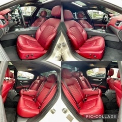 ☆美車☆マセラティ.ギブリS.検5年8月.記録簿.左ハンドル.赤革シート.21インチAW.可変バルブ.サンルーフ.フロントリアカーボンスポイラーの画像