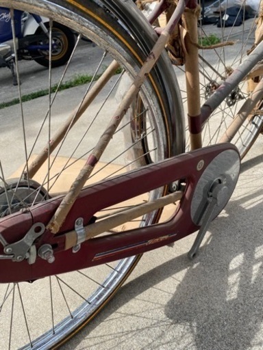 昭和レトロ  自転車  フレーム  タイヤ  