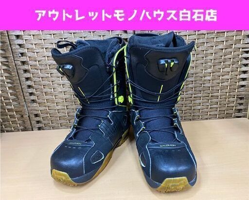 サロモン スノーボード ブーツ 28.0cm ブラック×イエロー SALOMON US10 SYNAPSE WIDE 111234 32 スノボ ☆ PayPay(ペイペイ)決済可能 ☆ 札幌市 白石区 東札幌 アウトレットモノハウス白石店