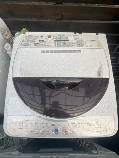 SHARP 6キロ洗濯機　郡山市内、配達無料！