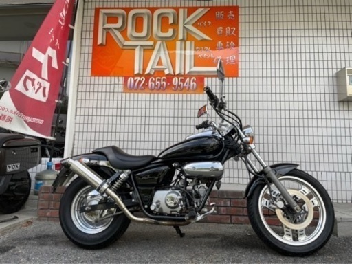 ★25万円　マグナ50 マフラーカスタム！セル1 実動車　ホンダ　AC13 マグナ　アメリカン