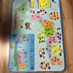 にほんちずパズルマットの画像