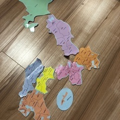にほんちずパズルマットの画像