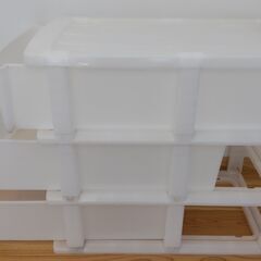 衣装ケース３段さしあげます　０円の画像