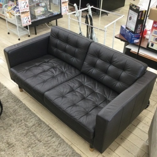 【✨オットマン付き❗️ゆったり❗️高反発フォーム❗️✨】定価¥109,990 IKEA/イケア 2Pソファ LANDSKRONA/ラン