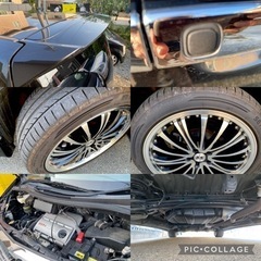 車検ほぼ2年付き　後期型　ブラックメタリックアルファード　すぐ乗れます。禁煙車　土禁で室内、車庫保管外装美車の画像