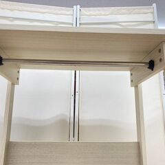 【レガストック川崎本店】木製 ハンガーラック スタイリッシュハンガーの画像