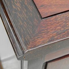 高級 唐木家具 総花梨 6段 スリムチェスト 幅36cm 高さ80cm 家具 棚 整理箪笥 猫脚 クラシック 札幌市西区 西野店の画像