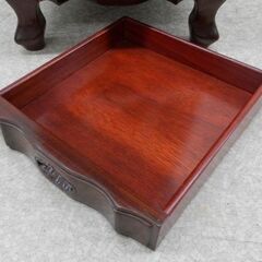 高級 唐木家具 総花梨 6段 スリムチェスト 幅36cm 高さ80cm 家具 棚 整理箪笥 猫脚 クラシック 札幌市西区 西野店の画像