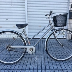 【27インチ自転車】変速なし　ブリヂストンタイヤ使用　サドル新品...