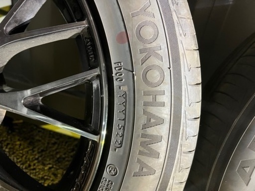 Weds Sport SA-20R 18/7.5/+45/PCD100 4本　タイヤほぼ新品