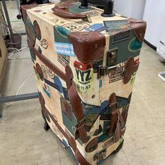キャリーバッグ　No.3468　スーツケース　クラシックトランク　※鍵なし　【リサイクルショップどりーむ荒田店】の画像