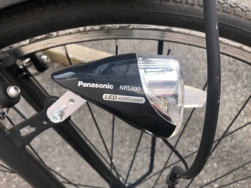 自転車　27インチ　オートライト