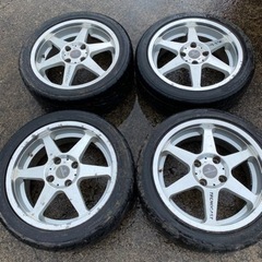 社外ホイール　17インチ　4穴　PCD114.3