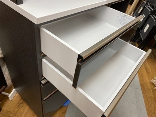 R085 高級近藤産業 キッチンボード、食器棚、幅100cm 美品
