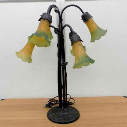 マツヤマ工芸 6灯 リリーランプ テーブルランプ ナイトスタンド 工芸硝子 札幌 西区 西野