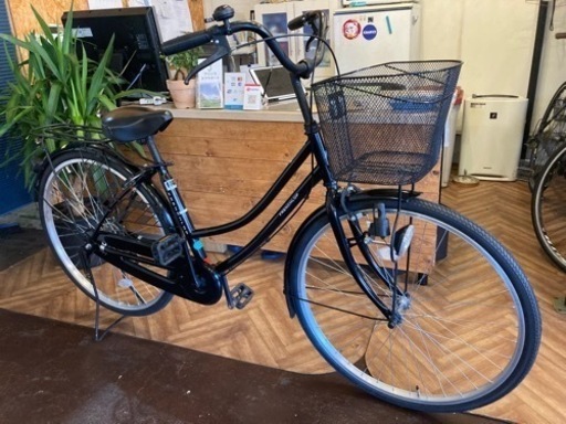 【タイヤ新品！】26インチ自転車　黒