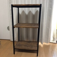 9/5まで。salut! サリュ　オールドアイアンラック3段　