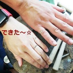 オーダージュエリー20年の職人が教える☆3時間で作るシルバーリングワークショップの画像