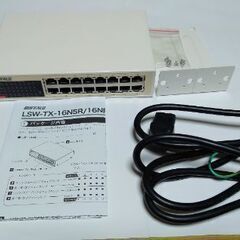 16ポートS/Wハブです。