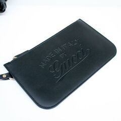 本物 GUCCI トートバッグ ショルダーバッグ 247209 ブラッグ GG柄 キャンバス×レザー ポーチ付き 札幌市 清田区 平岡の画像